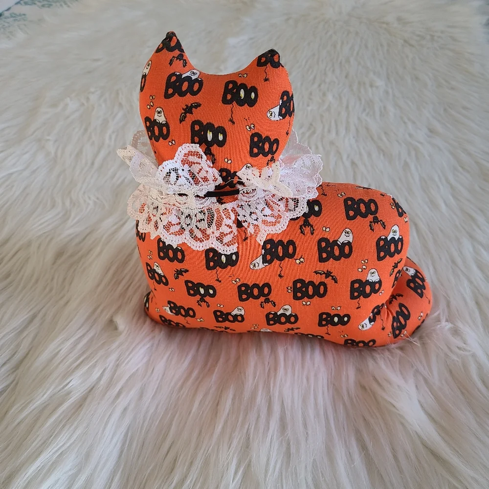 Vintage Halloween Pattern Cat